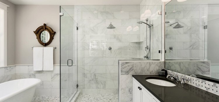 bathroom shower door installation in Avocado Heights